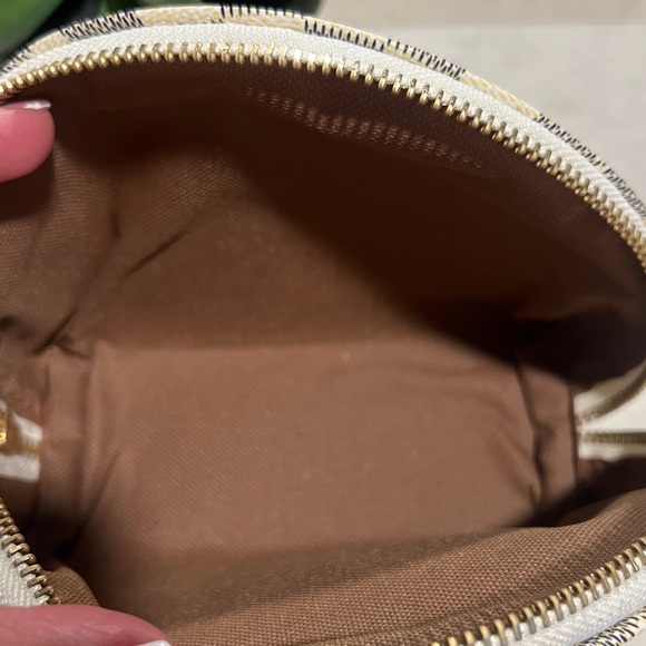 Fashion set of 3 Checkered Cosmetic Pouch Set - Picture 2 of 4